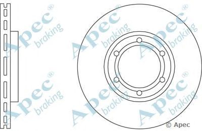 APEC BRAKING dsk618 -  Тормозной диск